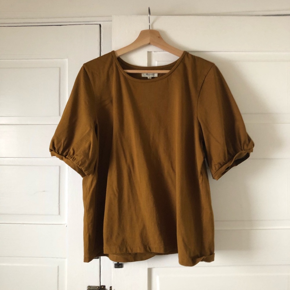 Madewell puffed sleeve shirt